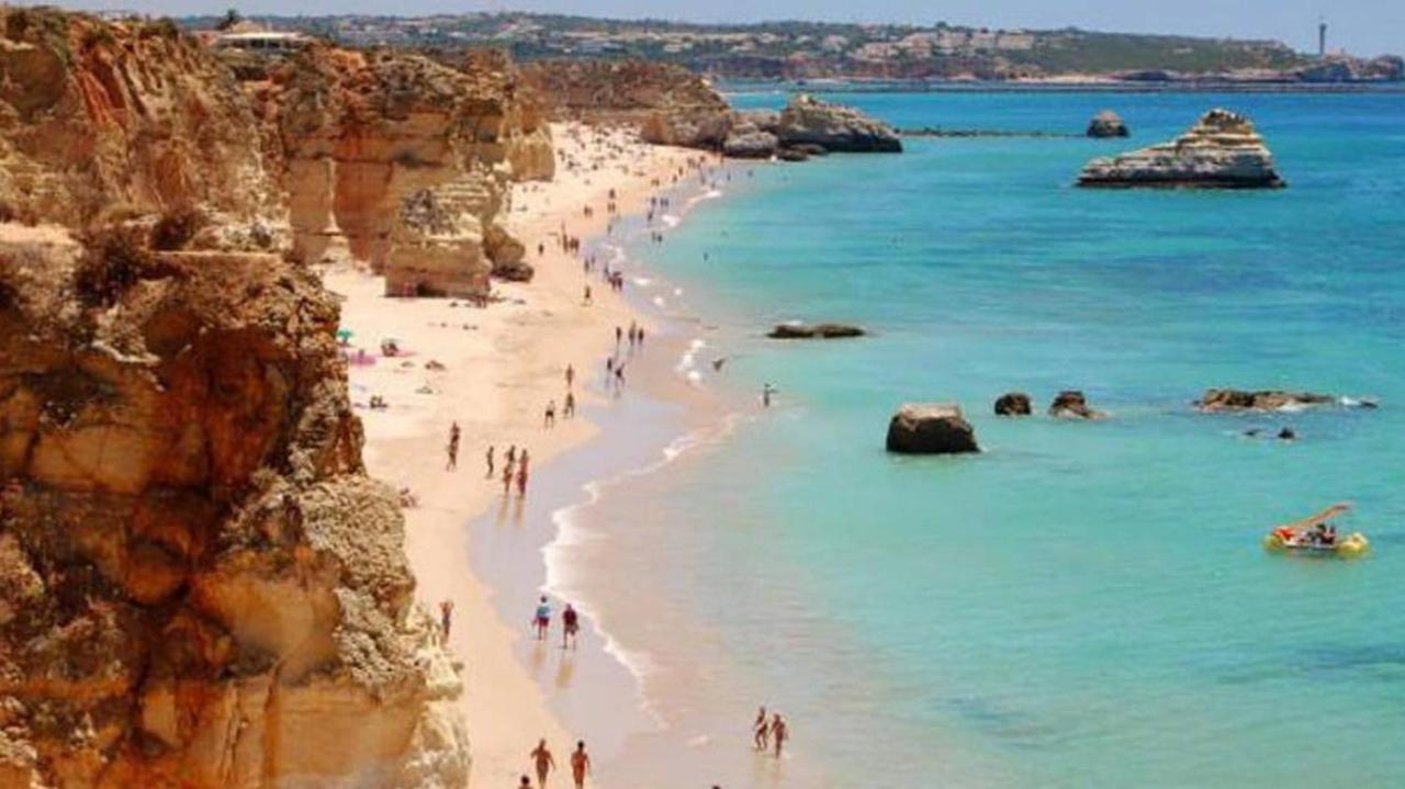Beachfront Seaview Litoralmar Apt, Fast Wifi, Airco, Pool, Private Parking ポルティマン エクステリア 写真