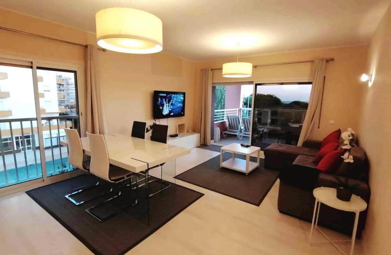 Beachfront Seaview Litoralmar Apt, Fast Wifi, Airco, Pool, Private Parking ポルティマン エクステリア 写真