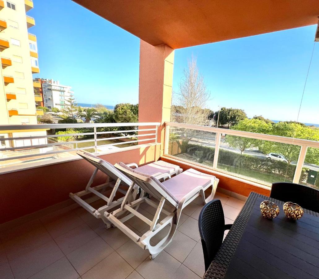 Beachfront Seaview Litoralmar Apt, Fast Wifi, Airco, Pool, Private Parking ポルティマン エクステリア 写真